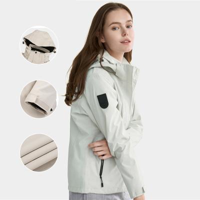 China Direct Selling Anti-wrinkle Beat Cheap Anoraks Zipper Coats Spring Autumn Casual Sportswear Slim Cargo Windproof Hooded Jacket For Women for sale