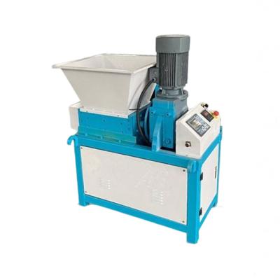 China Recycle Metal Scrap Food Animal Bones And Kitchen Plastic Waste Mini Double Shaft Shredder Machine for sale