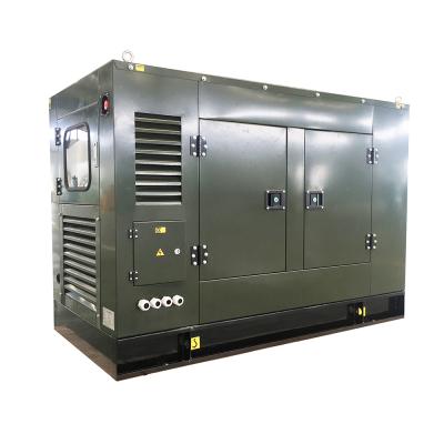 China Soundproof closed type animal farm 20kva electric generator set natural gas biomass biogas lpg gas for sale