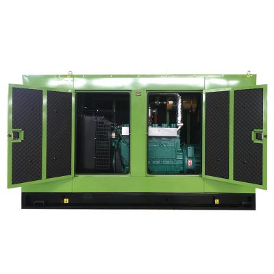 China Silent Type 200kw 250kva NG Natural Gas Animal Farm Factory Price Generator Set Powered By Cummins Engine for sale