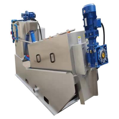 China Efficient Hotels Sludge Screw Press Dewatering Machine For Sewage Treatment for sale