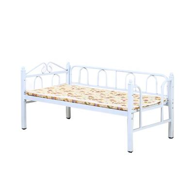 China White Simple Morden Metal Bed Kids Bed Metal Bed For Kids Bedroom for sale