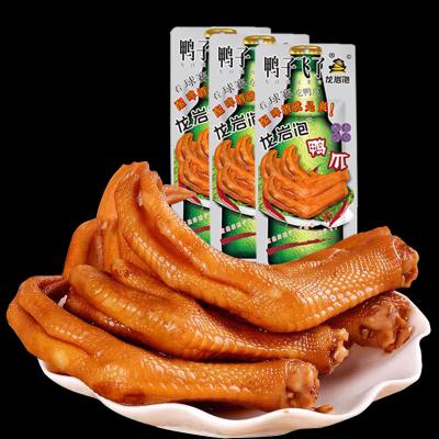 China Normal the duck flew 26.9*30bags the spicy dragon rock duck claw root snack for chinese snack for sale