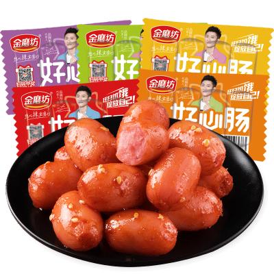 China 400pcs sausage instant snack mini spicy jinmofang haoxin instant hot dog for eat hot dog for sale