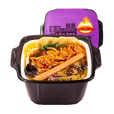 China Laweike 370g Instant Spicy Beef Tripe Lazy Self Heating Instant Hotpot for sale