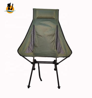 China Tom Sawyer High Portable Portable Travel Lightweight Back Outdoor Compact Beach Fishing Folding Camping Chair For Adults for sale