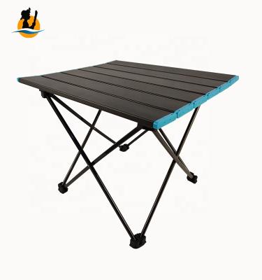 China Compact Portable Beach Roller Eco-freindly Tom Sawyer Aluminum Folding Table Outdoor Camping For Picnic for sale