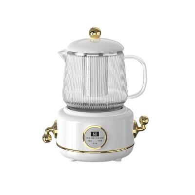 China Home Appliance 360 ​​Degree Rotation Low Electric Keetle Coaster Flower Smart Heating Tea Maker With Auto Power-up for sale