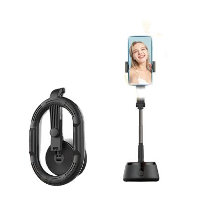 China Lighted Phone Holders With Camera Led Live Dressing Table Lamp Selfie Stand Selfie Ring Light Makeup Lamp With Adjustable Photography for sale