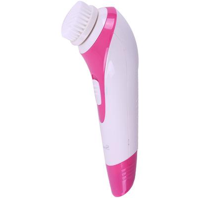 China Exfoliators 4 in 1 Electric Brush Detergent Electric Facial Instrument Brush Facial Cleaning Cleanser for sale