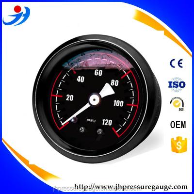 China 40mm black steel case fuel-pressure gauge YQG40 for sale