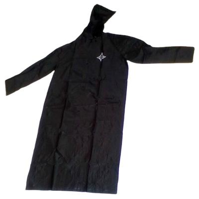 China Bachelorette Raincoats Black PVC Raincoat /waterproof PVC Raincoats / Vinyl Raincoat for sale