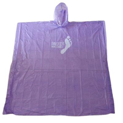 China Purple Disposable Square Poncho Factory Rain Relief Bachelorette Waterproof Clothing Direct Selling for sale