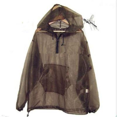 China Breathable Unisex Outdoor Mosquito Repellent Jacket Dark Green Colors Clothin Mosquito Repellent Jacket for sale