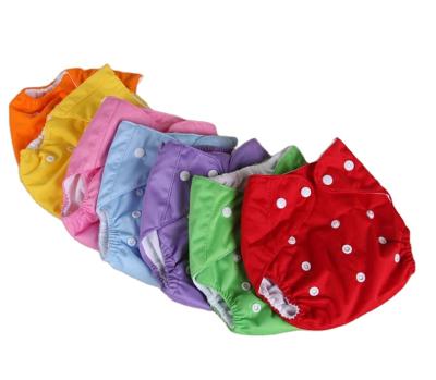 China Breathable Washable Reusable Baby Diaper Training Pants With Button With Diaper Insert for sale