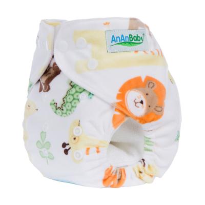 China AnAnBaby Organic China Plain Weave All In One Cloth Pocket Diapers for sale