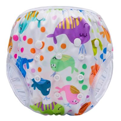 China 2020AnAnBaby Waterproof Baby Swimming Diaper Cloth 2020AnAnBaby Printed Reusable Baby Swimming Pants for sale