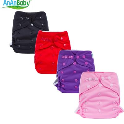 China AnAnBaby Printed Waterproof Diaper Cover Reusable Printing Cloth Diaper Cover for sale