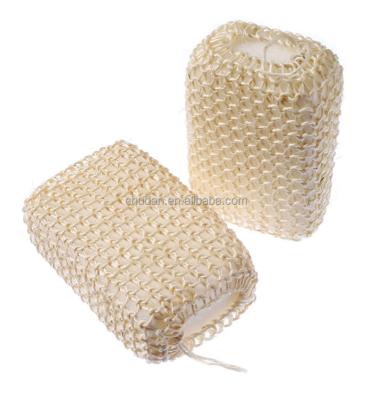 China EXFOLIATE Exfoliating Eco-Friendly Sisal Scrubber Multifunctional Bath Scrub Natural Loofah Sponge For Shower for sale