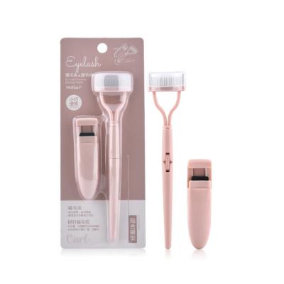 China With Instructions Mini Portable Needle Brush Comb Constant Arrangement Comb Clip Eyelash Curler Local Eyelash Curler for sale