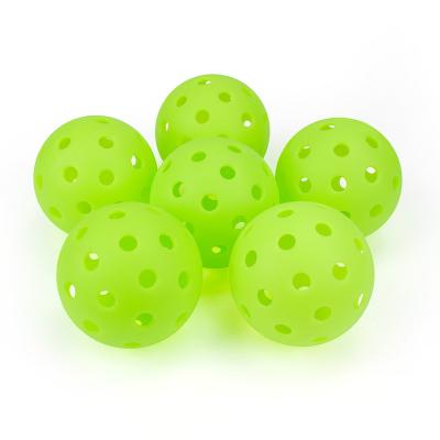 China Deluxe Popular Competition USAPA Pickleball Balls Standard Pickle Balls 40 Holes Outdoor Pickleball Balls for sale