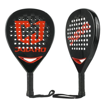 China Proud Customized Design Hot Sale 18K Carbon Padel Racket 100% Carbon Fiber Manufacturer for sale