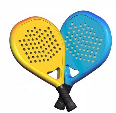 China Wholesale best quality blue&black fashion face 18K tennis padel racket JPR001 for sale