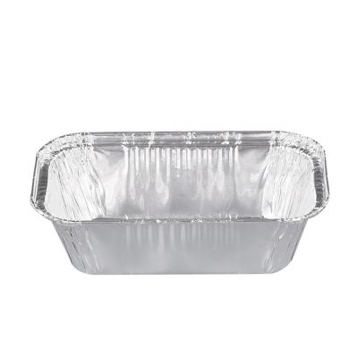 China Disposable Food Packaging Kitchen OEM Food Grade Aluminum Foil Container Tray Eco-friendly Use For Food Package for sale