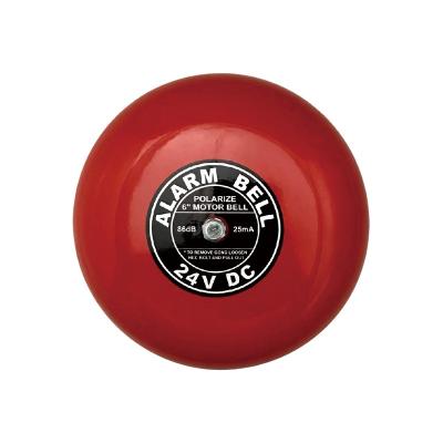 China Plastic MD-624-R 6 Inch Motor Bell Electric Fire Alarm Bell for sale