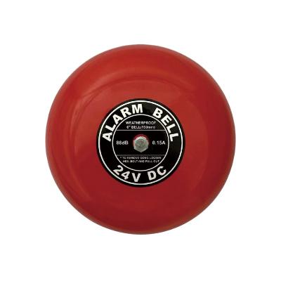 China Iron MB-6B-24-R 6 Inch Coil Bell Single Sided Fire Alarm for sale