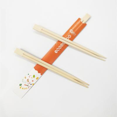 China Wholesale Custom High Quality Disposable Paper Sushi Twins Packaging Chopsticks Disposable Chopsticks for sale