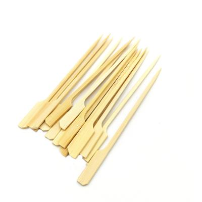 China Hot Selling Easily Cleaned BBQ Tool Kebab Gun Bamboo Skewer Stick For Party Use for sale