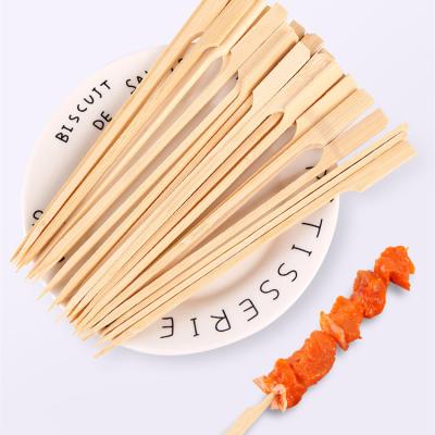 China Popular Party Disposable Cocktail Food Easily Cleaned Bamboo Gun Spits With Handle Maker In China for sale