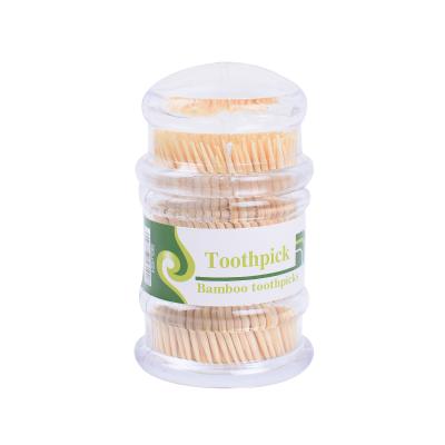 China Factory Supply China Disposable Double Point Bamboo Toothpicks For Restaurant Supermarket for sale