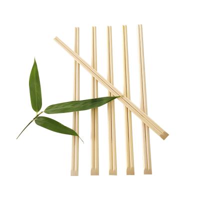 China Restaurant Fast Food Chopstick Round Disposable Wholesale Paper Wrapped Bulk Long Bamboo Chopsticks for sale