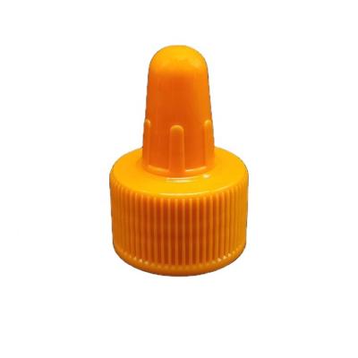 China Hot Sales 28mm Food Grade Plastic Capsules Mouth Pointed Cap For Salad Dressing Bottles for sale