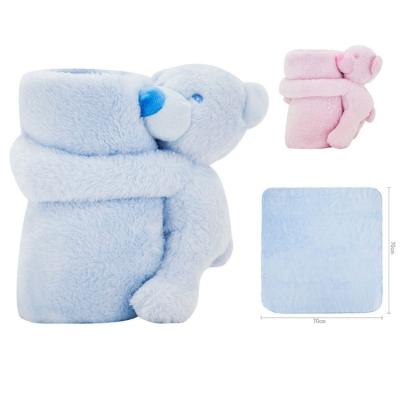 China Promotion Stuffed Bear Plush Toy 70*70cm Baby Blanket Cute Cartoon Animals Soft Toys Kawaii Toys For Kids Baby for sale