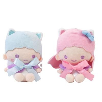 China Sanrio Stuffed Plush Toy Key Chain Birthday Cute Exquisite Couples Twins Female Gift Couples Key Chain School Bag Pendant for sale