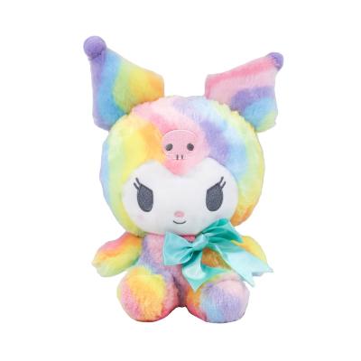 China Japan Sanrio Rainbow Kuromi Rainbow Kuromi Soft Cute Stuffed Dolls Baby Striped Series Birthday Gift In Stock for sale