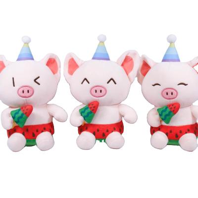 China Cute And Funny Doll Comfort Toy Baby Doll Watermelon Pig Watermelon Pillow Sleeping Children'S Gift Cute And Funny Birthday Gift for sale