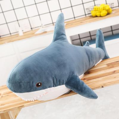 China Birthday Gift 100cm Plush Toy Shark Baby Appeasing Soft Toy for sale