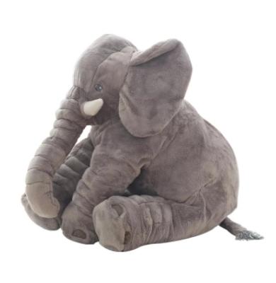 China stuffed & hot selling lumbar children's pillows soft stuffed toy plush stuffed animal dolls plush toy elephant elephant pillow wholesale baby animals for sale