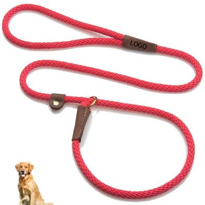 China Luxury Custom Logo High Quality Pet Dog Detached Slip Leash Combo Soft Dog Chain Leash Lead for sale