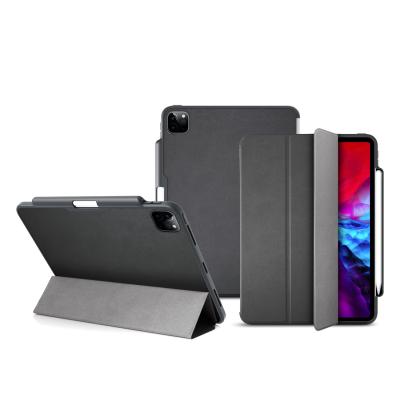 China 2021 Wholesale Light Weight Hot Selling PU Case Protective Leather Smart Cover For iPad Pro 11 12.9 2018 2020 2021 for sale