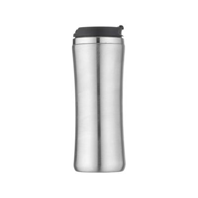 China Wholesale Custom Viable 400ml Vacuum Logo Blank Printing Silver Outdoor Reusable Sport Personalized Coffee Mugs for sale