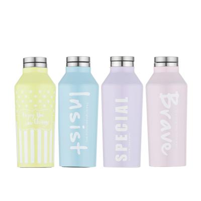 China Best Products 400ml Hot Sustainable Private Label Vacuum Logo Stainless Steel Outdoor Sports Custom Water Bottle for sale