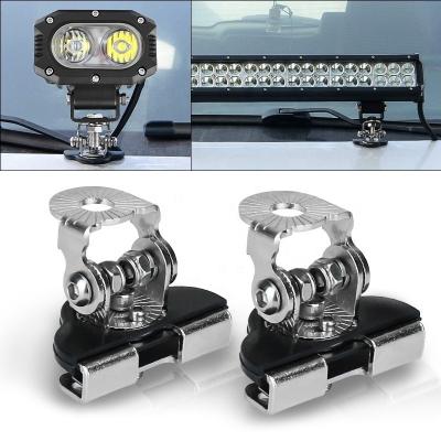 China For jeep cowboy jk OVOVS Stainless Steel Car Light Bracket Hold Down Bracket Hood Led Work Lights Bracket Universal Auto for sale