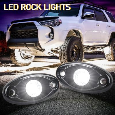 China Boat truck car utv atv 4x4 OVOVS 2inch offroad underglow lights 9w led rock light pod for atv mini truck4x4 utv for sale