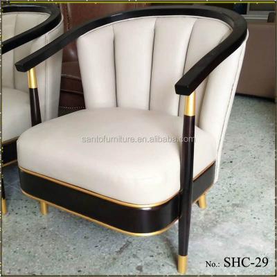 China Hotel Lobby Furniture Solid Wood Hotel Room Lounge Hotel Chair for sale