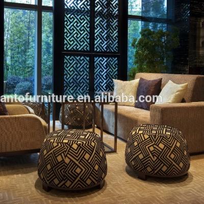 China Modern Solid Wood Reception Sofa Sets Hotel Lobby Furniture for sale